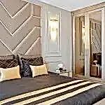 Villa yatak odası dekorasyonu